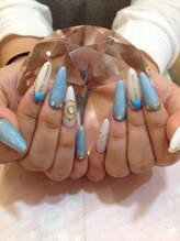 エスフィーネイルサロン ブリーユ(Esfy nailsalon Brille)/デニムロングスカルプ