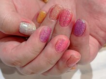 ルームヘアネイル 曙橋店(Room hair nail)/5color×クリアラメ