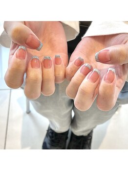 アリュール アンド エテルノ 小山店(Allure & ETERNO)/ラメフレンチ