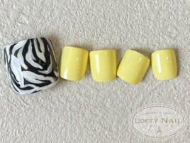 アニマル柄フットネイル