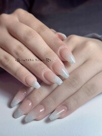 チップ長さ出しグラデーション