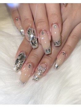 1番人気の綺麗めガラスフレンチ