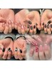 [Nali/Hand]シンプルコース¥5500 片手に1本ずつアートやり放題♪パーツもOK