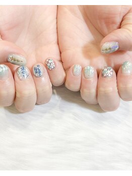 キュント(Qun’t)/にじさんじ甲斐田晴概念ネイル