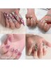 【ジェル】オーダーネイル¥8800 持ち込み画像OK