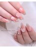 SHIHO・MEYU限定【ジェルチップ】長さだしシンプルデザインコース