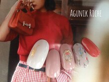 アグニークリッシェ(Agunik Riche)/【押し花風ネイル】