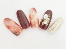 ビーケア 自由が丘店(B.care)/大理石ネイル￥6480