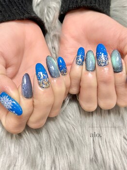 アロ(alo.)/2本アート＋ラメ＋マグネット