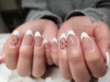 ネイルプラスユウ(NAIL+U)/ハートとフレンチ