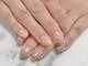 カノンネイル(canon.nail)の写真/お仕事柄シンプルネイルでもトレンドや華やかさを叶える★話題のマグネットフレンチ・プチアートコース有◎