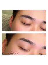 ステラ リュクス(Stella luxe)/メンズアイブロウ/間引き/キメ眉