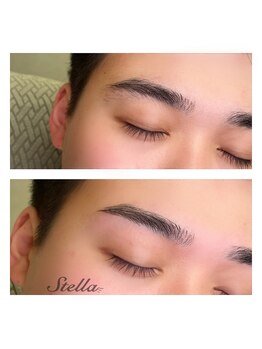 ステラ リュクス(Stella luxe)/メンズアイブロウ/間引き/キメ眉