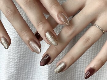 ブレスネイル(brace Nail)/秋ネイル