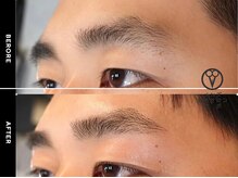 個室スペース他の人が気にならない♪/渋谷/眉毛/サロン/メンズ