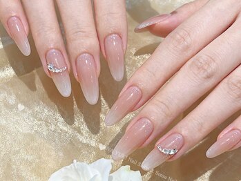 センスネイル 北千住店(Sense Nail)/チークｘマグネットフレンチ