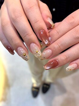 オーシャンネイル 新宿店(Ocean nail)の写真/\カラー500色以上/再現力に自信!”持ち込み・付け放題コース”で貴方だけの可愛いが詰まったネイルに★