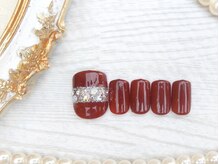 アーク ネイルアンドアイビューティ(Ark)/〈Foot〉親指Art2本付け放題