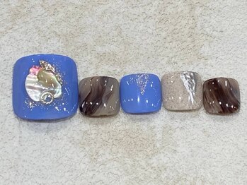 レイネイル 岐阜茜部店(RAY NAIL)/オータムパールネイル