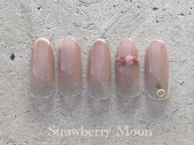 サロンストロベリームーン(Salon Strawberry Moon)/バレンタインネイル　￥6980