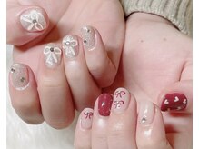 シェリエ(Cherie)/手描きリボン×ハート