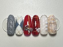ジョアネイル(JOA Nail)/ツイード/アーガイル/ニット/