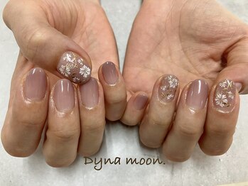 ダイナ ムーン(Dyna moon.)/手描きミラーフラワー