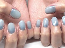 ネイルスペース ジェイズ ピンキー(NAIL SPACE J's PINKY)/ブルーミラーグラデーション