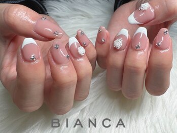 上品白フレンチ¥8500/パーツ別途