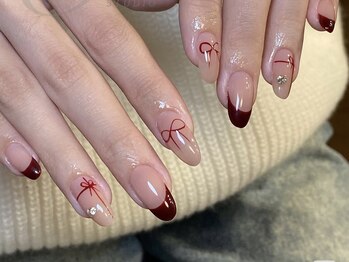 フレンチリボンネイル