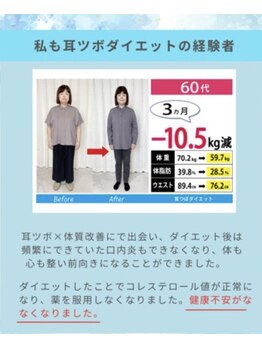 コスモス/私も耳ツボダイエット経験者☆彡