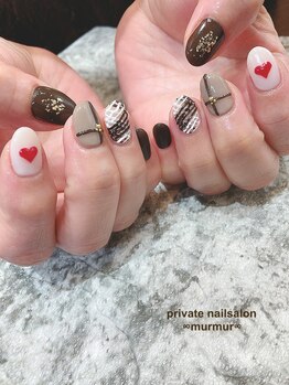 プライベート ネイルサロン マーマ(murmur)/バレンタインデザイン