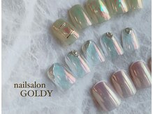 ネイルサロン ゴールディ(NAIL SALON GOLDY)の雰囲気（オーロラミラーの種類が豊富【初回】オフ込Stylishコース￥5800）