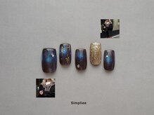 シンプリー ネイルアンドアイラッシュ 祖師谷大蔵店(Simpliee Nail&Eyelash)/ブルーネイル