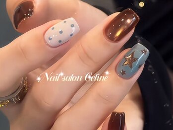 セリーヌ 柏店(Celine)の写真/定額ネイル100種類以上！季節に合ったデザインで、自分にピッタリの可愛いネイルを見つけられます♪