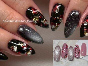 フェリーチェ(nail salon&school felice)/パラジェル/定額制ダイヤモンド