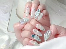 リンネイル 新大久保店(Rin Nail)/#シンプルネイル　#付け放題
