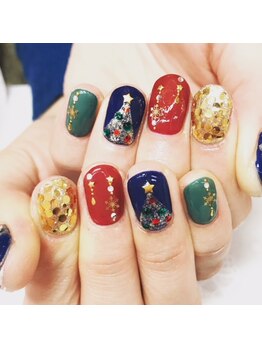 アイリッシュネイル 久屋大通店(Irish Nail)/クリスマスネイル