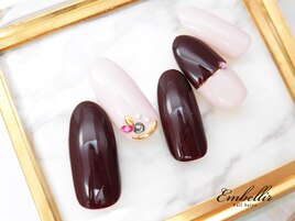 (732)バイカラーネイル
