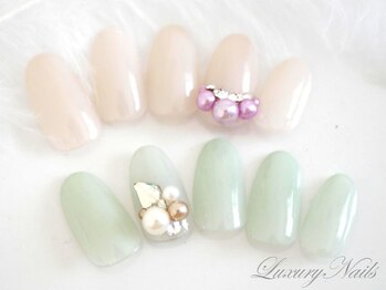 ラグジュアリーネイルズ アカバネ(Luxury Nails Akabane)/パールcollection