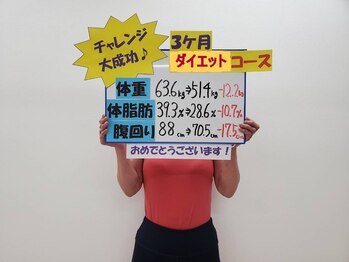 こう整骨院/3ヶ月ダイエット 12.2kg減量