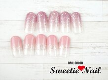 スウィーティーネイル あべのキューズタウン店(Sweetie Nail)の雰囲気（定額プチアートコース¥5500　10種類有！）