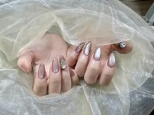 ヒラソルネイル(Girasol nail)/ワンホンネイル