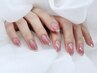 【ハンド】ガラスフレンチ or チークネイル　　　￥13500