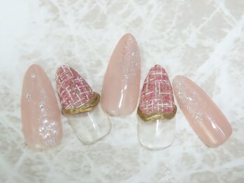 ツイード・チェック5900円