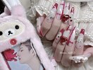 【mio】チェックネイル