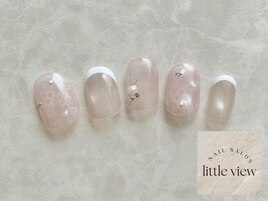 ・レース×白フレンチ ¥11980