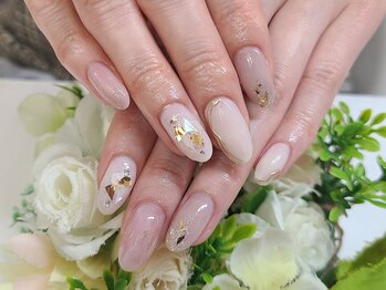 ネイルサロン ドレス(Nail Salon Dress)/【山川】ペールピンクニュアンス