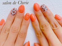 サロンド シェリー(salon de Cherie)/レオパード柄◆２本デザイン