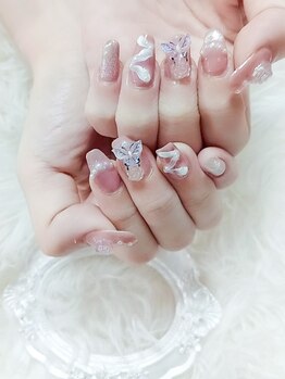 ハナアイ サロン 新大久保店(hanaai salon)/スカルプ+デザイン+ストー9800円